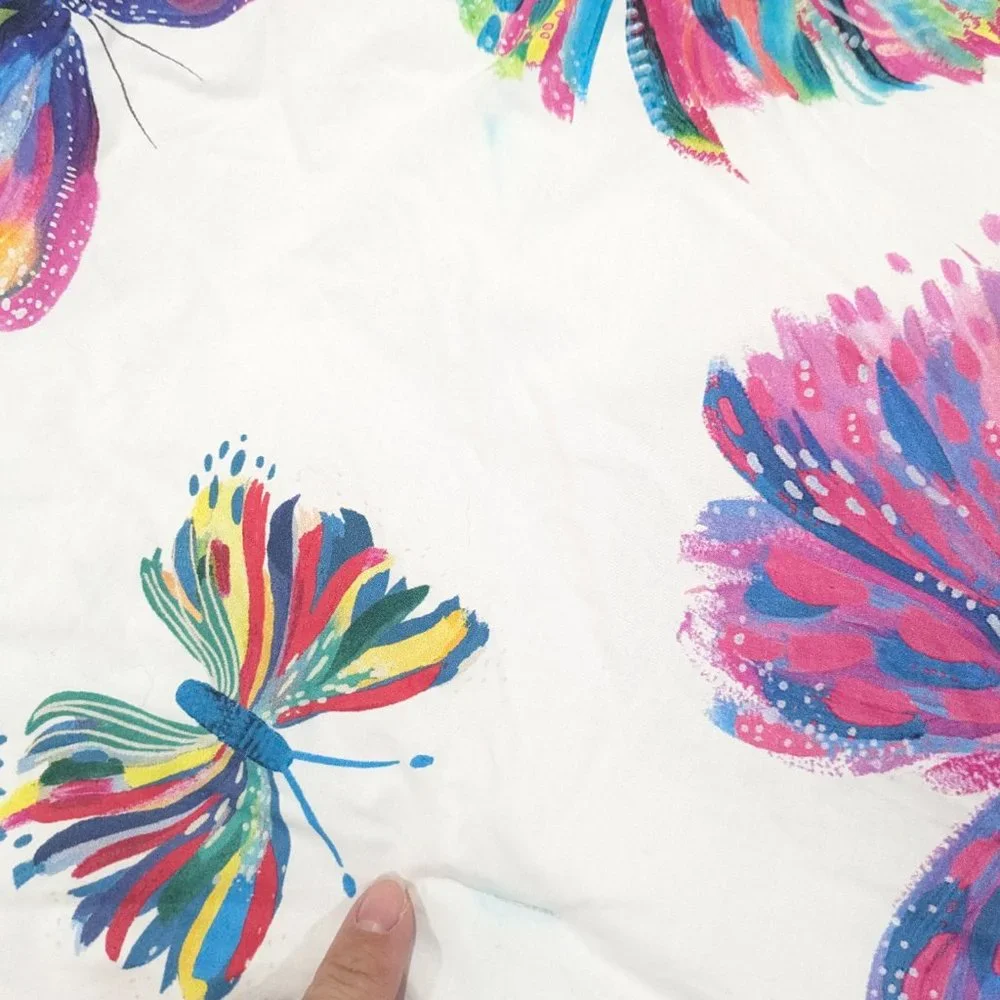Pottery Barn Kids Etta Vee Butterfly Full Queen Comforter watercolor colorful‎